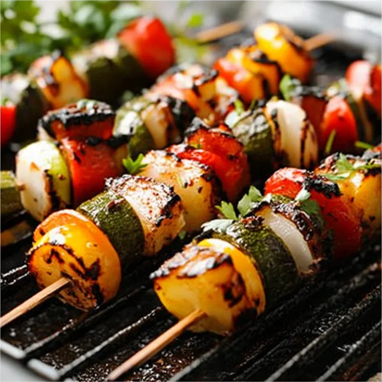 Grilled Moroccan Vegetable Skewers