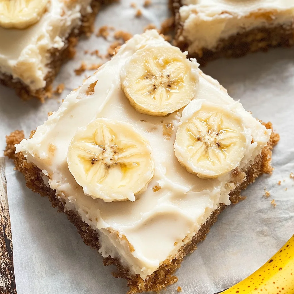 Banana Bars with Cream Cheese Frosting
