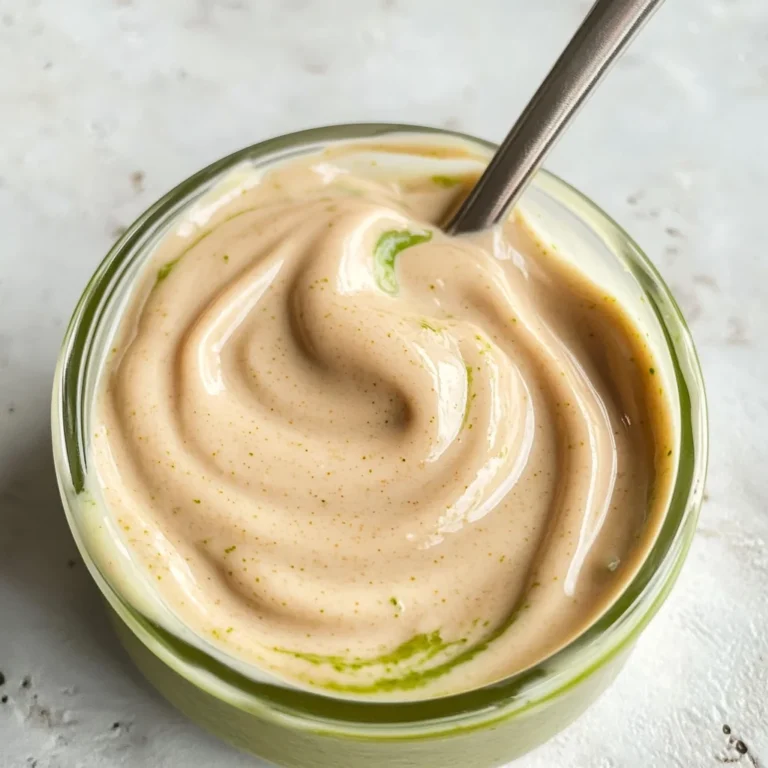 Chili Lime Tahini Sauce