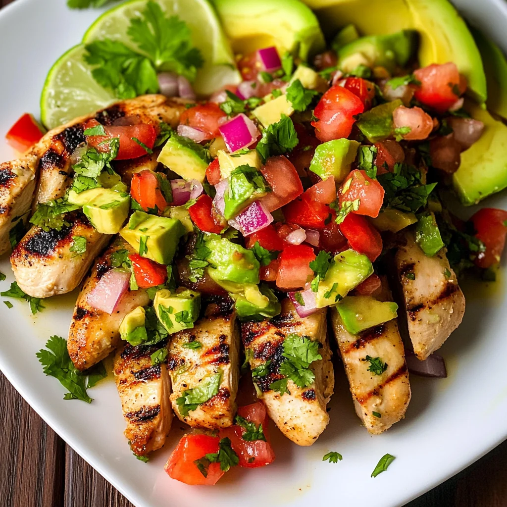 Cilantro-Lime Chicken with Avocado Salsa