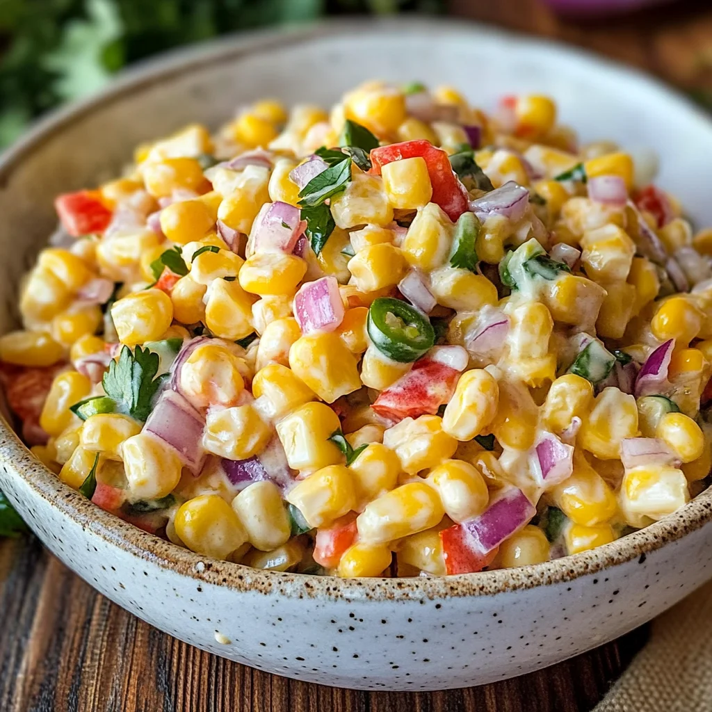 Creamy Corn Salad Recipe