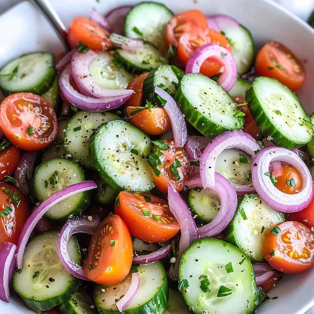 Cucumber Tomato Salad