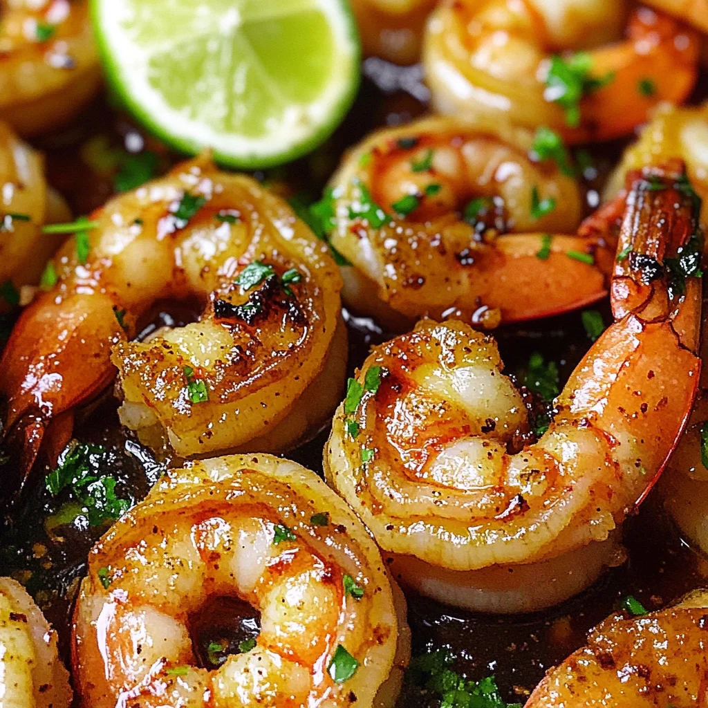 Garlic Honey Lime Shrimp Recipe