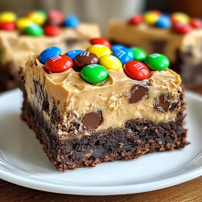 Peanut Butter Whip Brownies