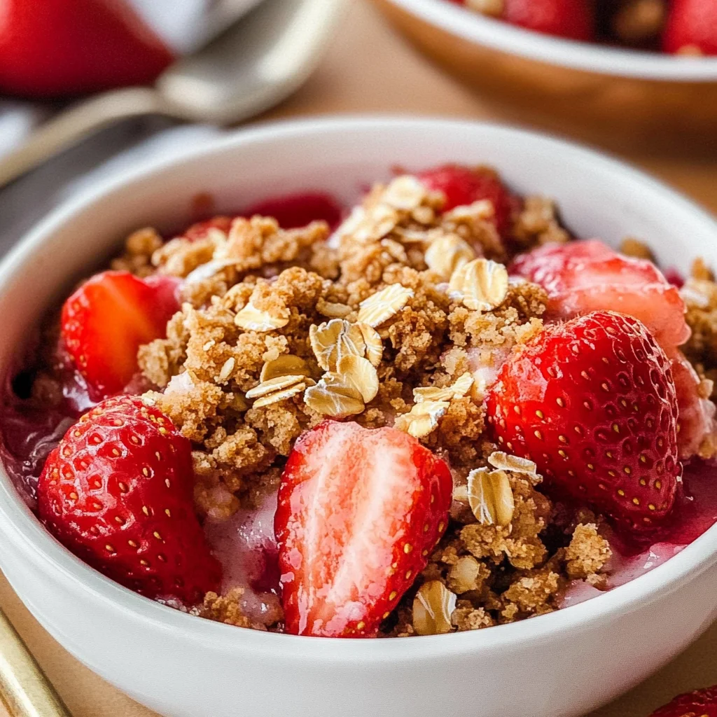 Strawberry Crisp