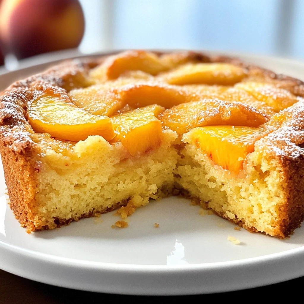 Summer Peach Cake (Simple + ScVanilla Extract (Alcohol-Free)ptious)