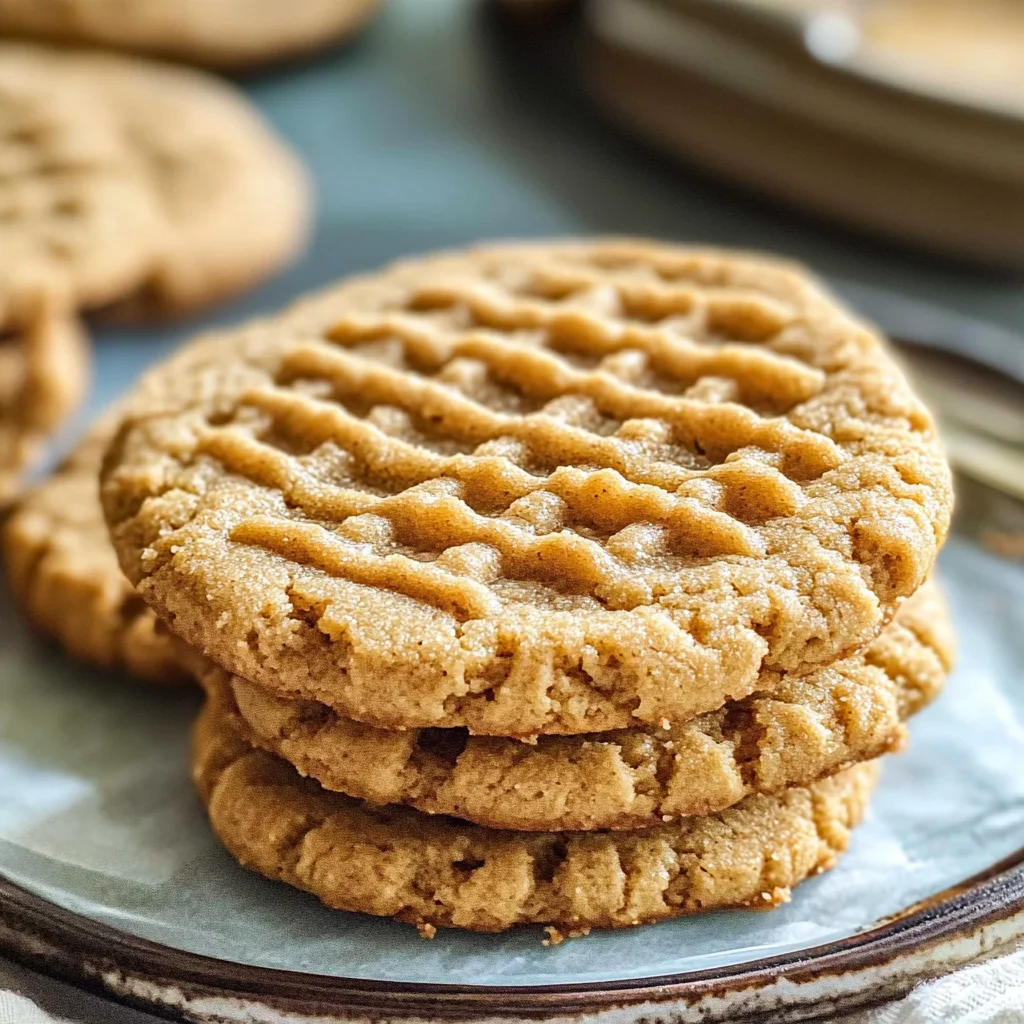 3 Ingredient Sugar Free Peanut Butter Cookies
