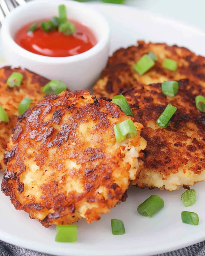 Air Fryer Cauliflower Hash Browns