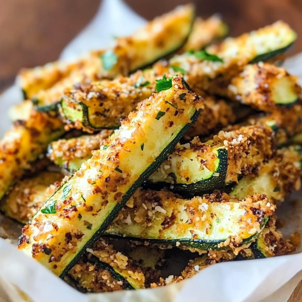 Baked Parmesan Zucchini Fries