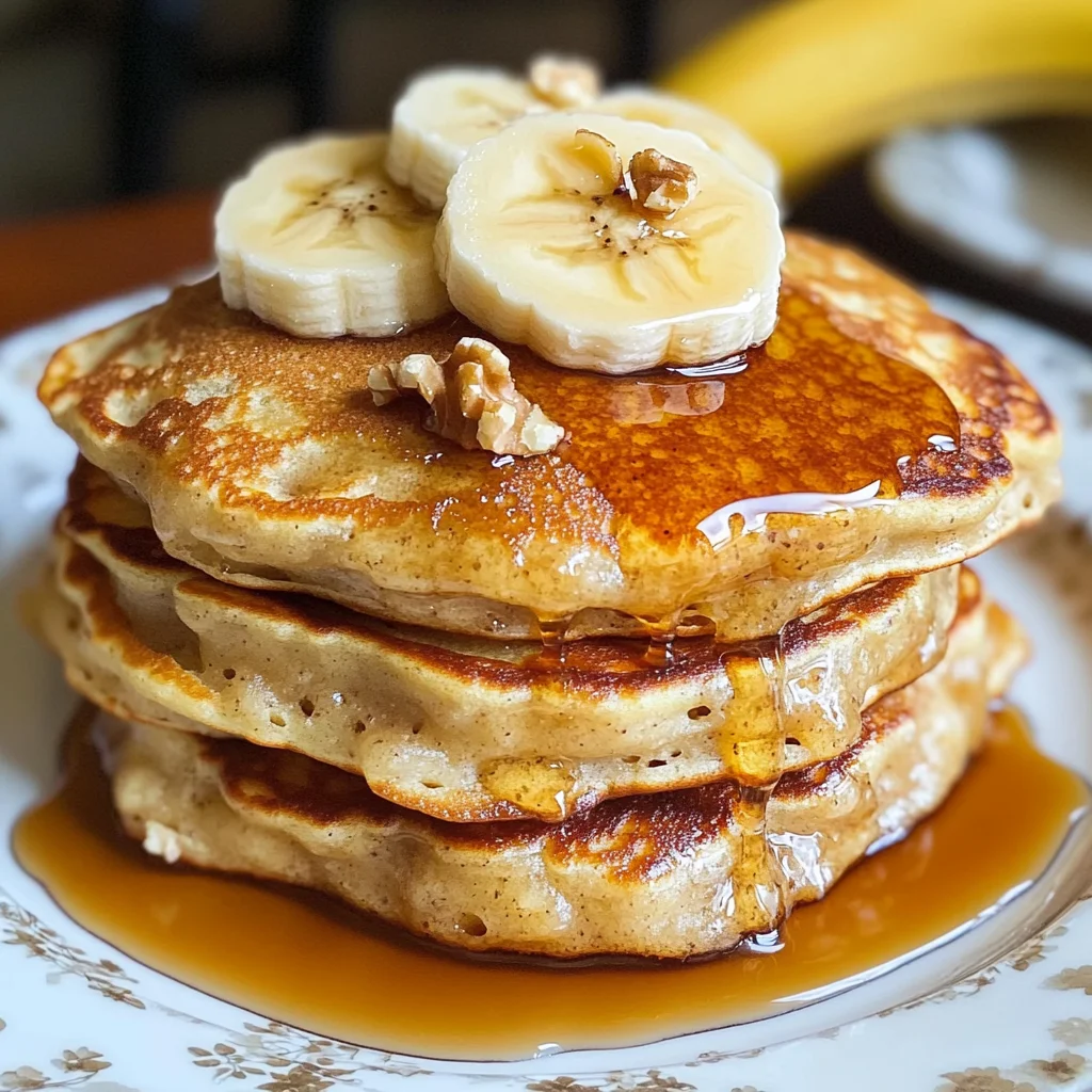 Brown Sugar Banana Pancakes