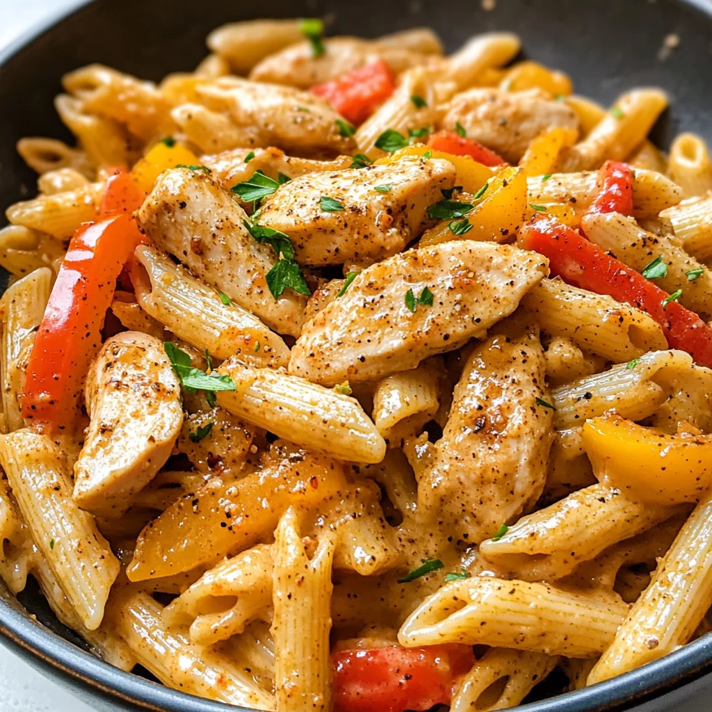 Cashew Cream Cajun Chicken Pasta - Dairy Free!