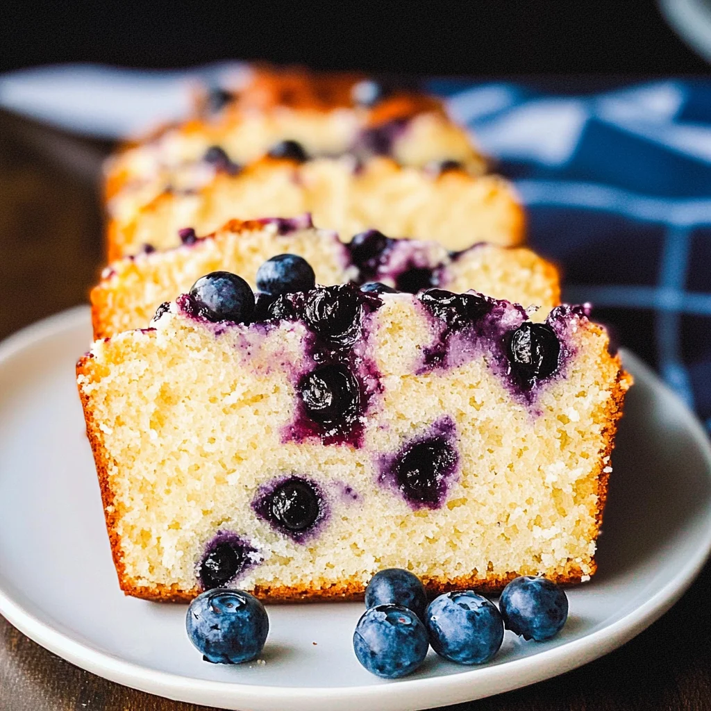 Cream Cheese Blueberry Bread