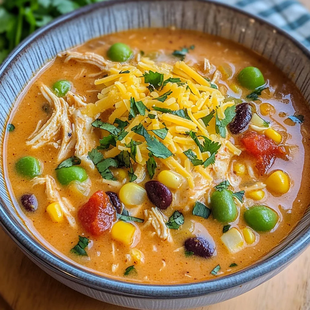 Creamy Chicken Enchilada Soup