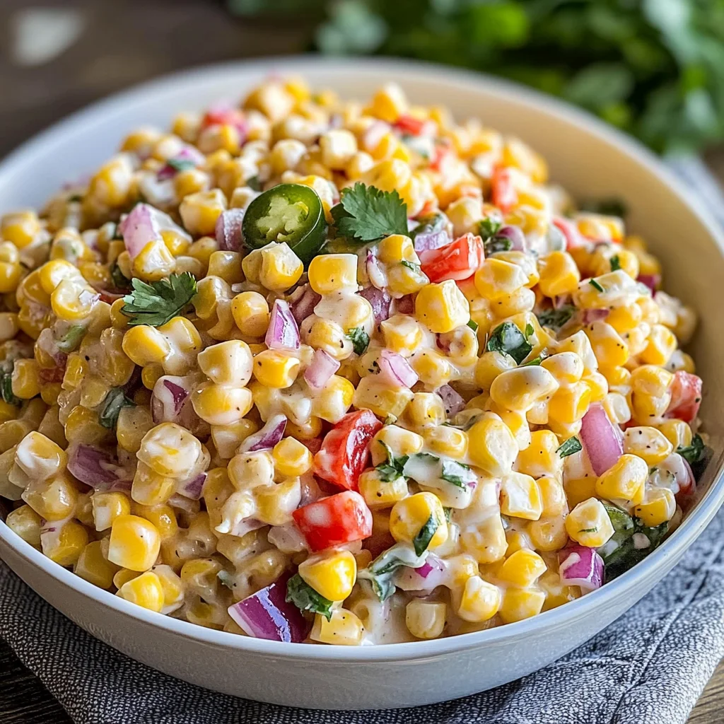Creamy Corn Salad Recipe