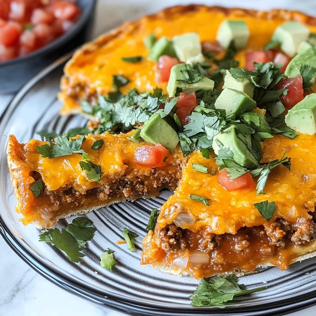 Crustless Taco Pie (Keto Taco Pie + Low Carb, Gluten Free)