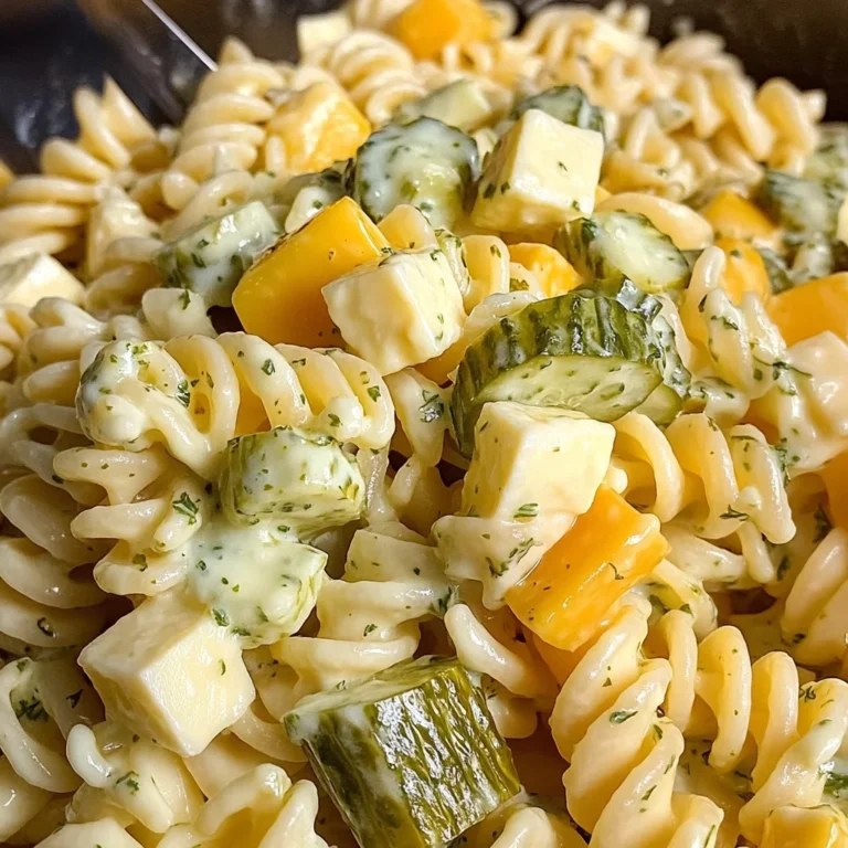 Dill Pickle Pasta Salad