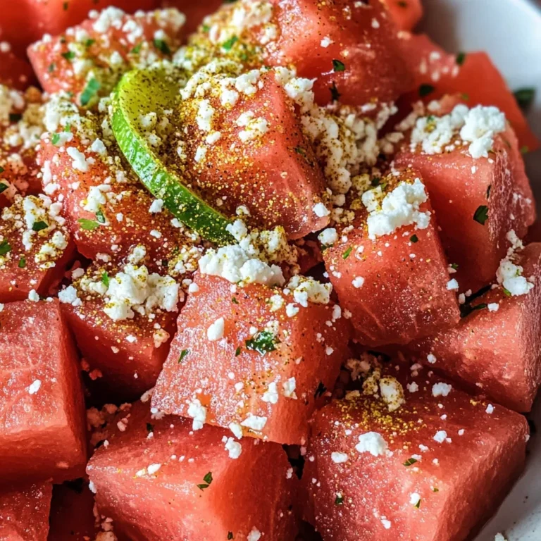 Easy Mexican Watermelon Salad