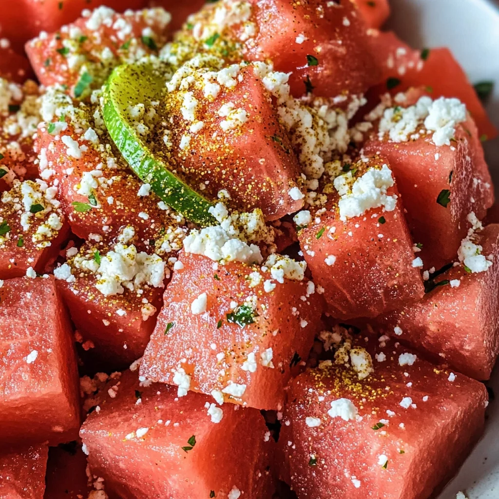 Easy Mexican Watermelon Salad