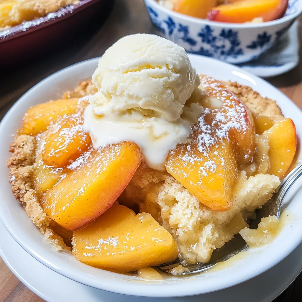Easy Peach Cobbler