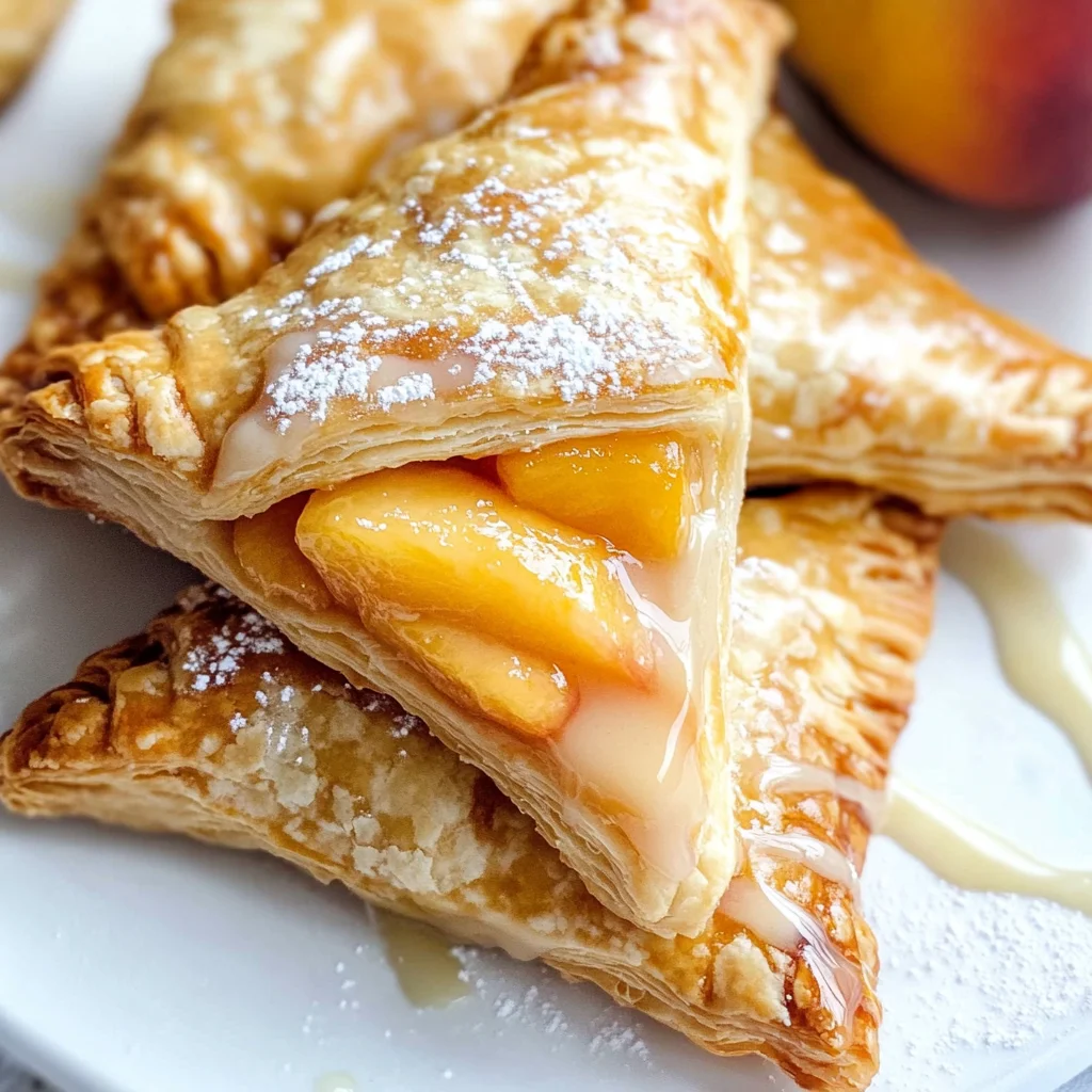 Easy Peach Turnovers