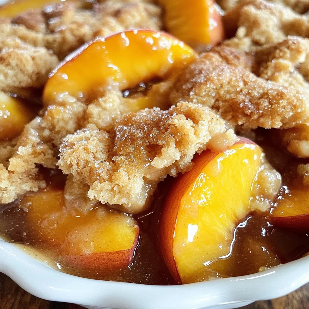 Fresh Peach Cobbler