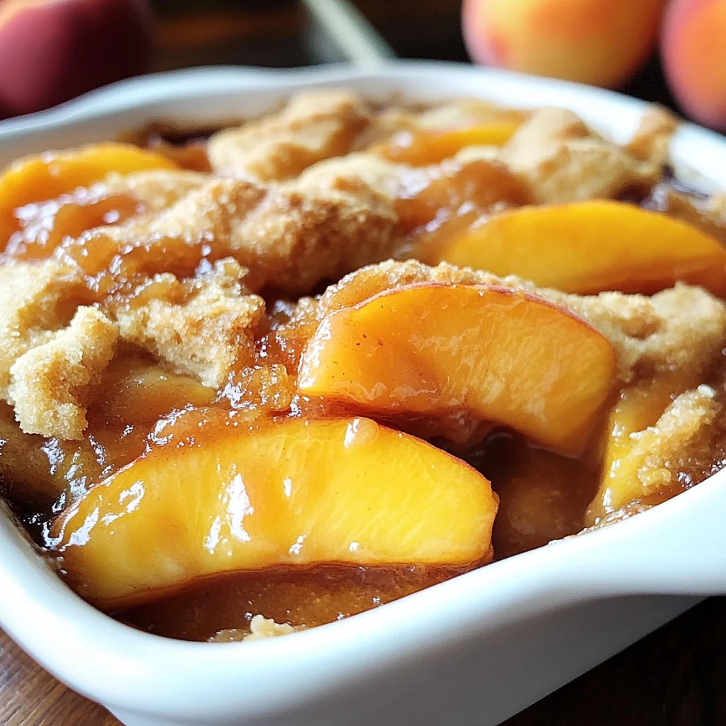 Fresh Peach Cobbler
