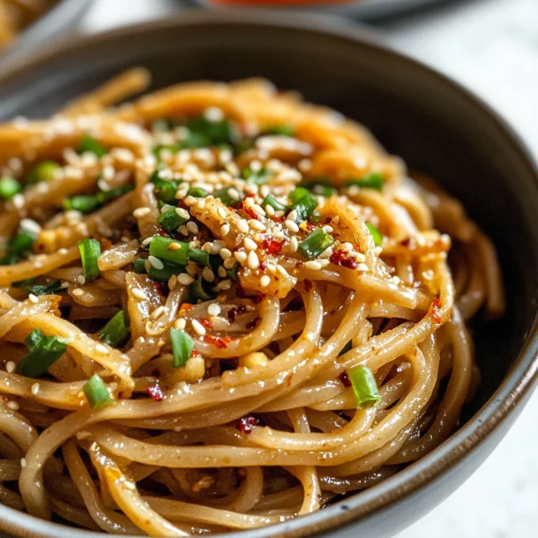 Garlic Sesame Noodles