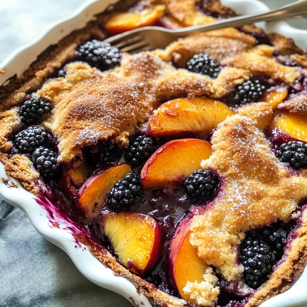 Grandma’s Blackberry Peach Cobbler Recipe
