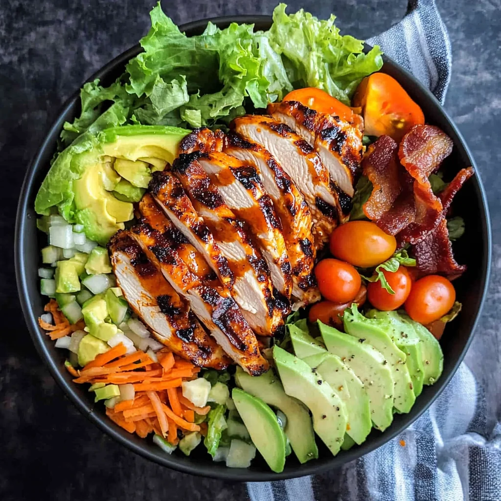 Grilled Buffalo Chicken Salad