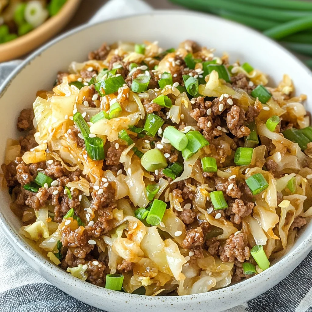 Inside Out Egg Roll in a Bowl