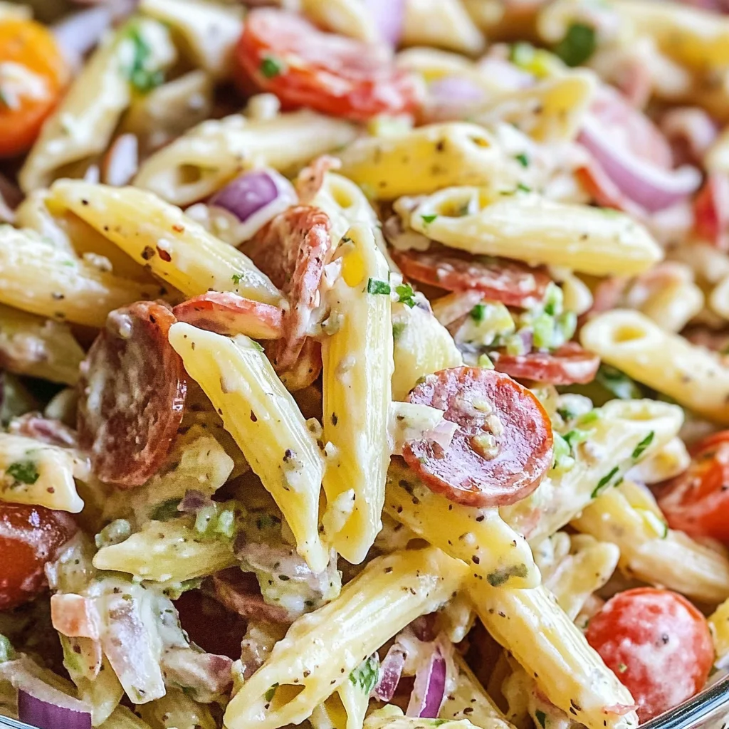 Italian Grinder Pasta Salad