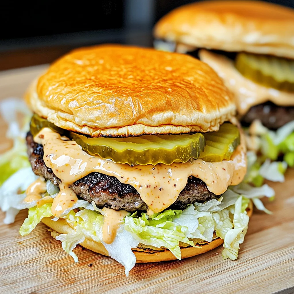 Keto Big Mac Smash Burgers