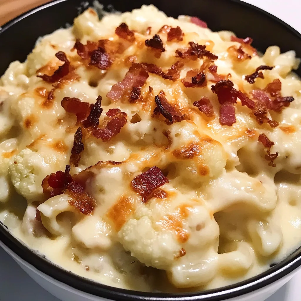 Keto Cauliflower Mac and Cheese