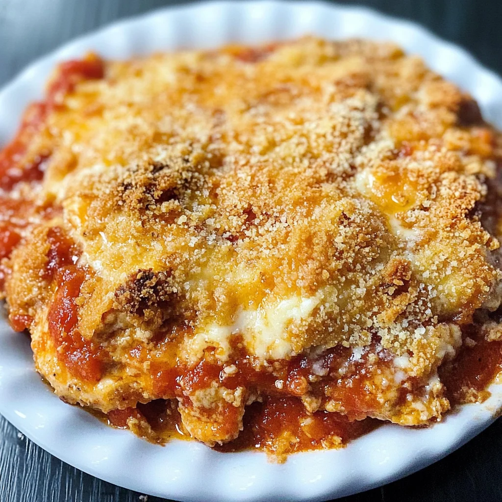 Keto Chicken Parmesan Casserole Recipe