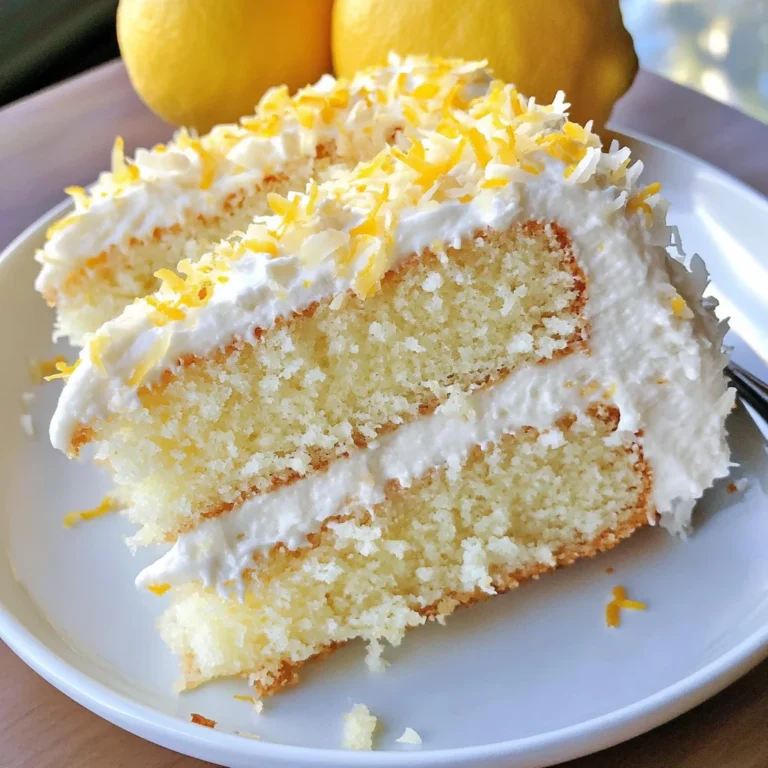 Lemon Coconut Cake