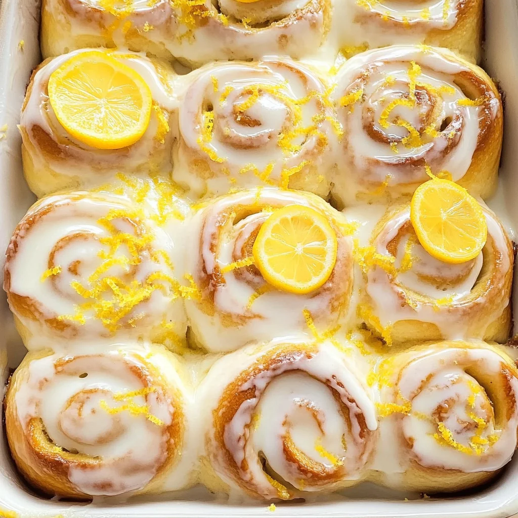 Lemon Sweet Rolls