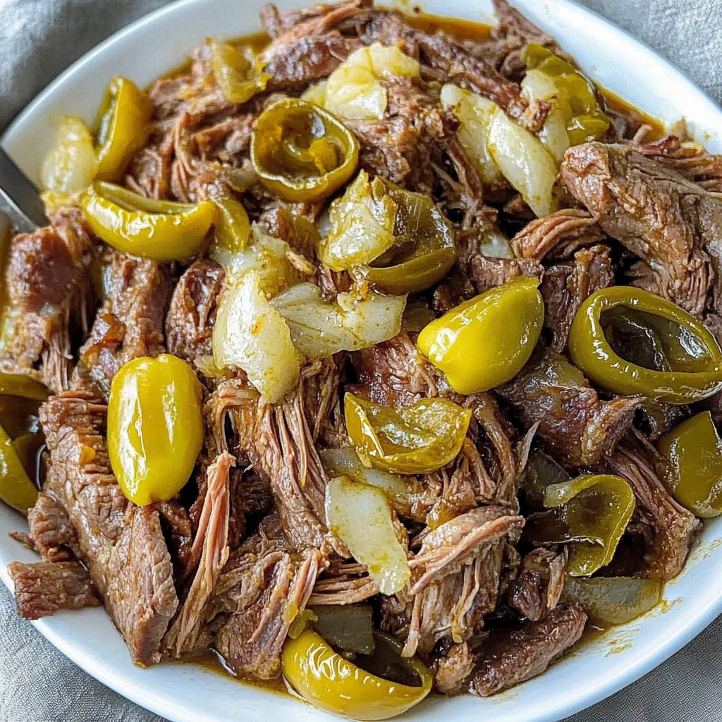 Low Carb Slow Cooker Italian Beef