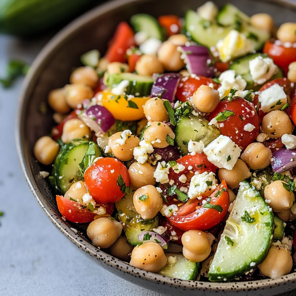 Mediterranean Chickpea Salad