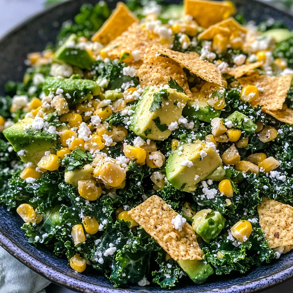 Mexican Street Corn Kale Salad