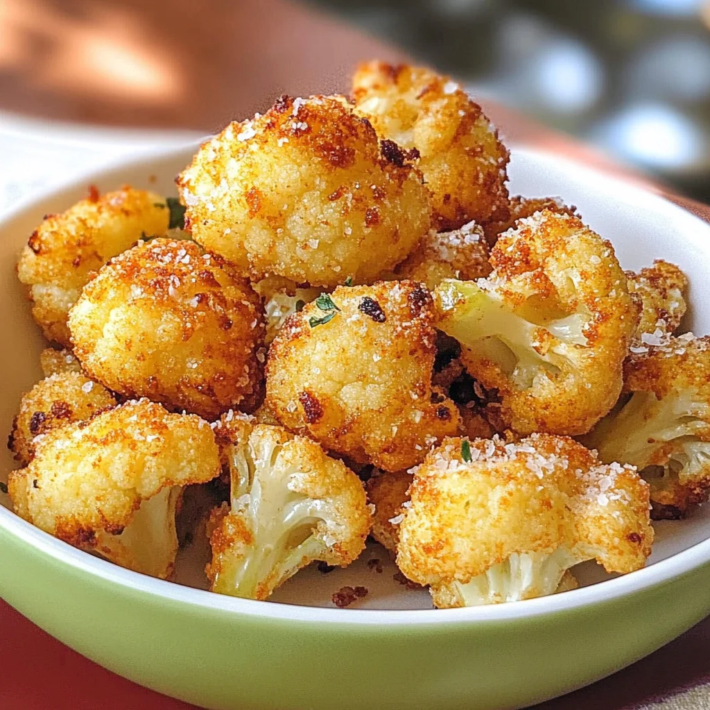 Parmesan Cauliflower Bites - Just 5 Ingredients