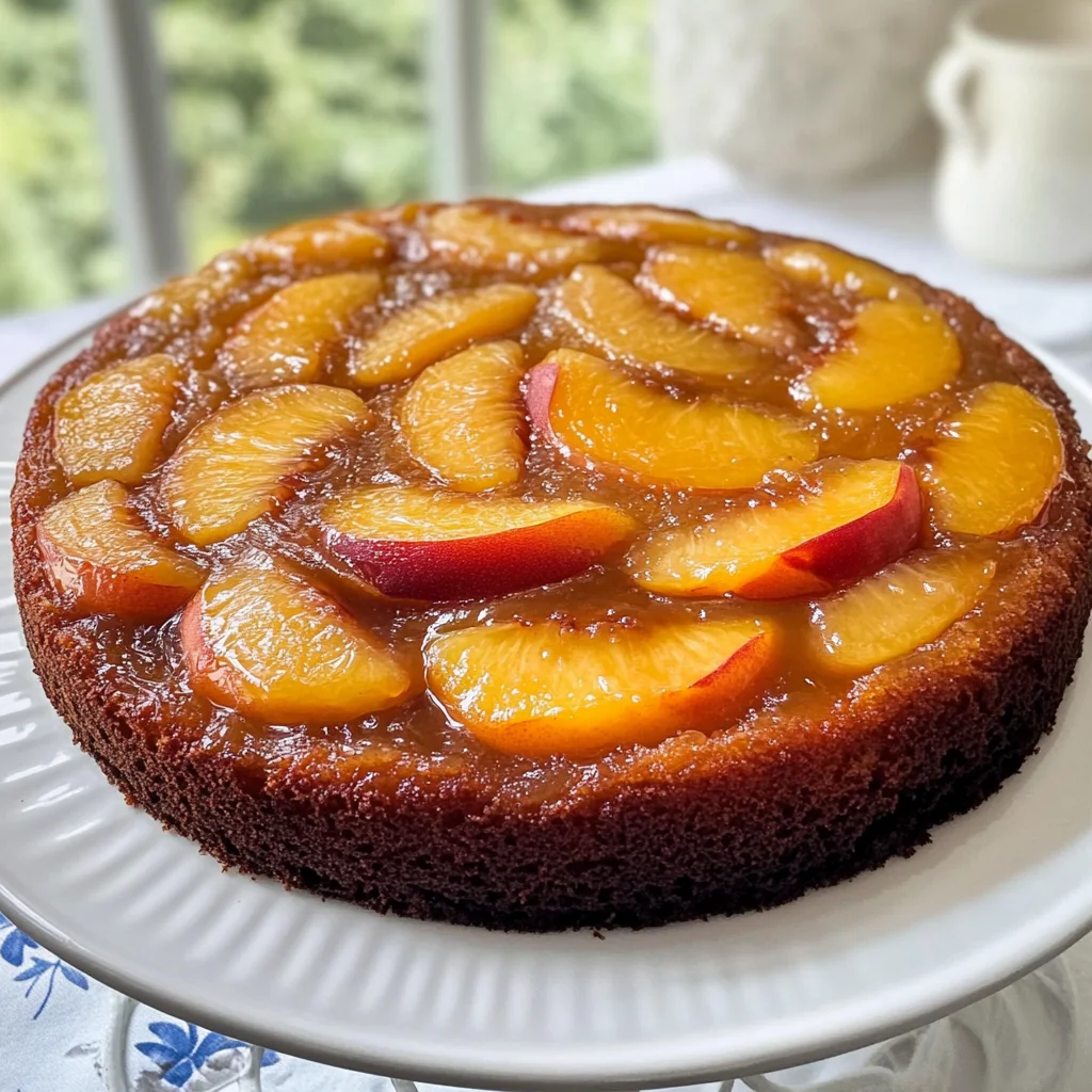 Peach Upside Down Cake