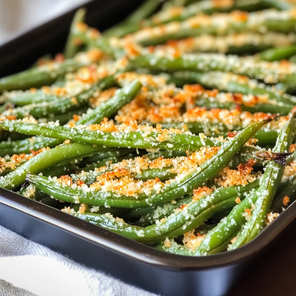 Roasted Parmesan Green Beans