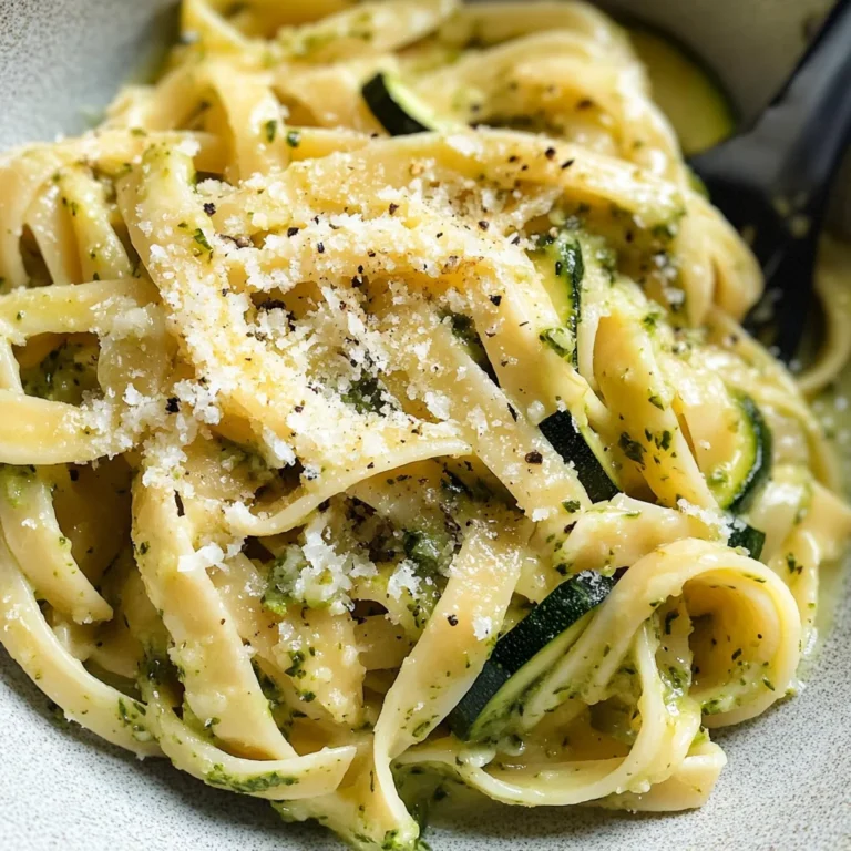 Simple Fresh Zucchini Pasta Sauce