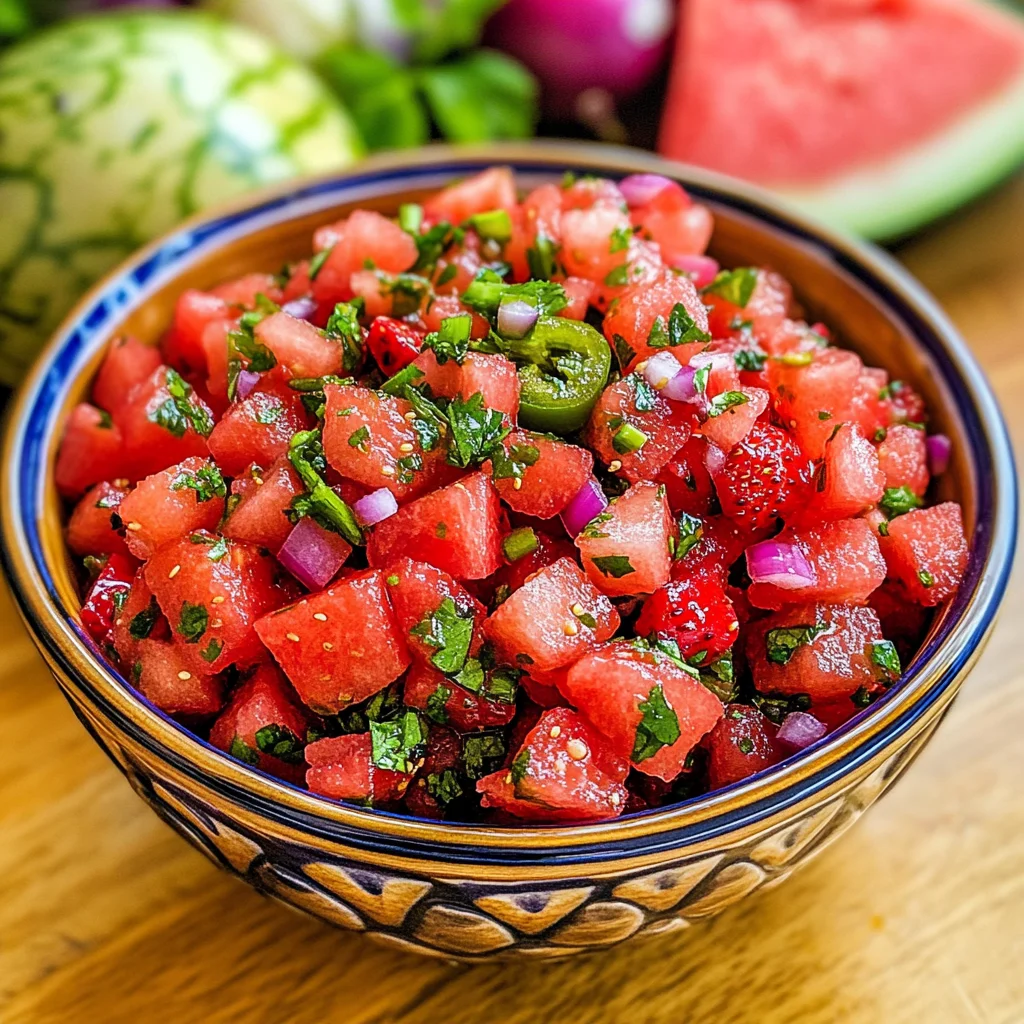 Strawberry Watermelon Salsa