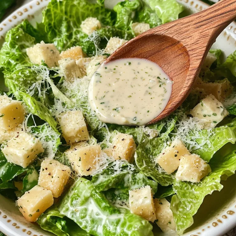 The Best High Protein Caesar Dressing
