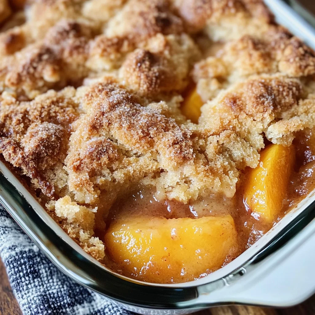 The Best Southern Peach Cobbler Recipe