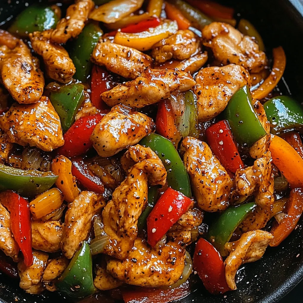 Black Pepper Chicken