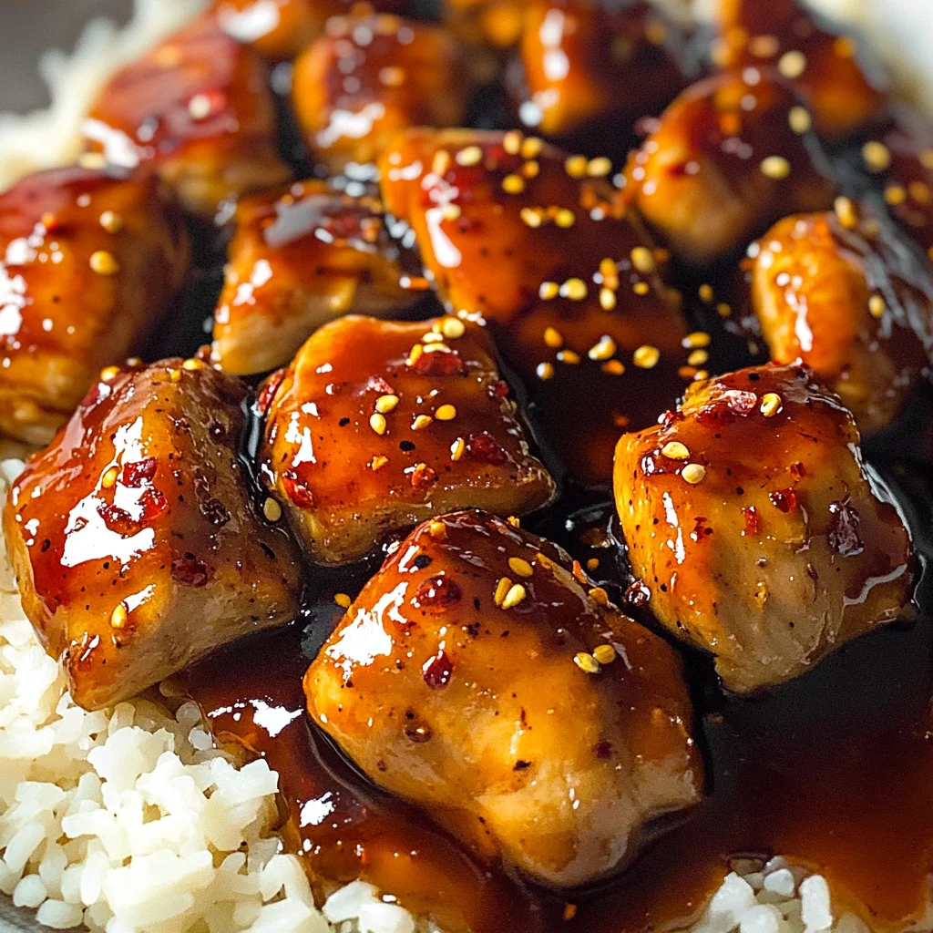 Easy Bourbon Chicken