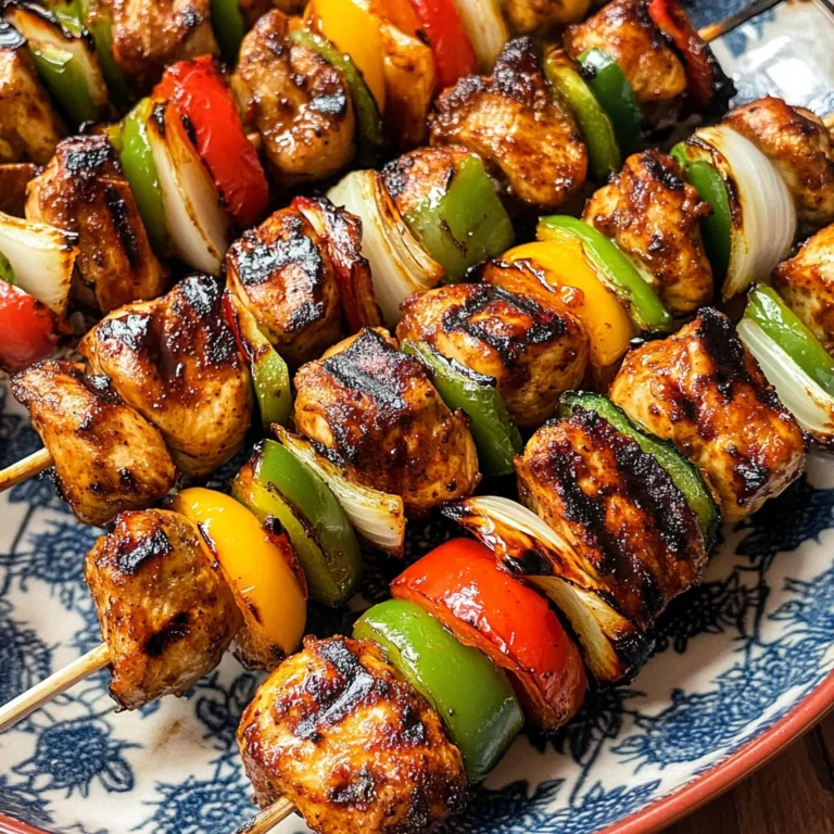 Mexican Barbecue Chicken Skewers