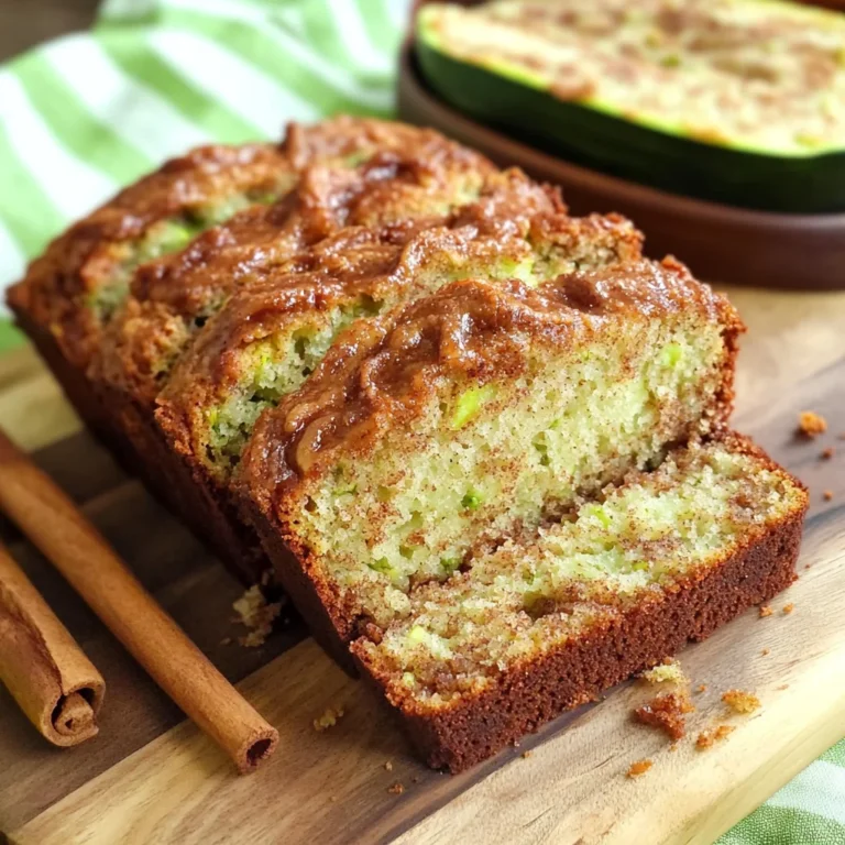 Moist and Delicious Cinnamon Swirl Zucchini Bread